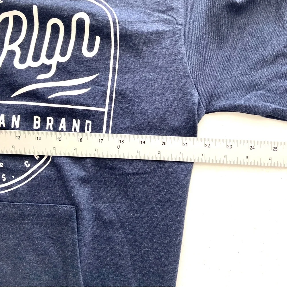 True Religion Hoodie Men’s XL‎ Blue Logo Long Sleeve Original Jean Brand